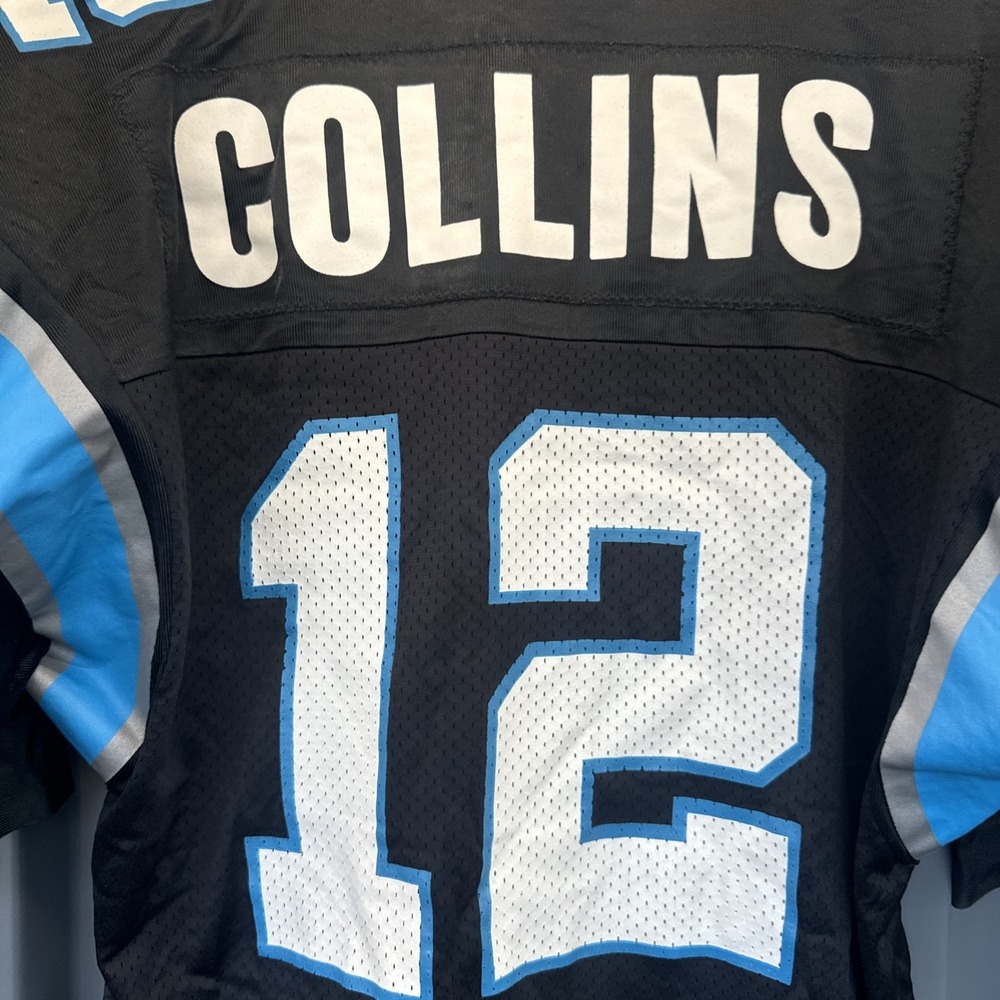 Vintage 90s Champion Carolina Panthers Kerry Collins Jersey. Size 48 NFL - Picture 2 of 7